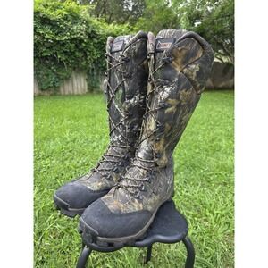 MENS ROCKY LYNX WATERPROOF 16" SNAKE SIDE-ZIP BOOTS 7379. SIZE 11 MEDIUM